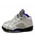 NIKE (ナイキ) AIR JORDAN 5 RETRO ホワイト×パープル サイズ:26cm：5000円