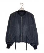 MAISON SPECIALメゾンスペシャル）の古着「Washed MA-1」｜ブラック