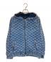 MAISON SPECIAL（メゾンスペシャル）の古着「Diamond Beads Embroidery Denim Hoodie」｜ブルー