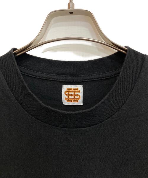 SEESEE（シーシー）SEESEE (シーシー) プリントTシャツ ブラック サイズ:SIZE Lの古着・服飾アイテム