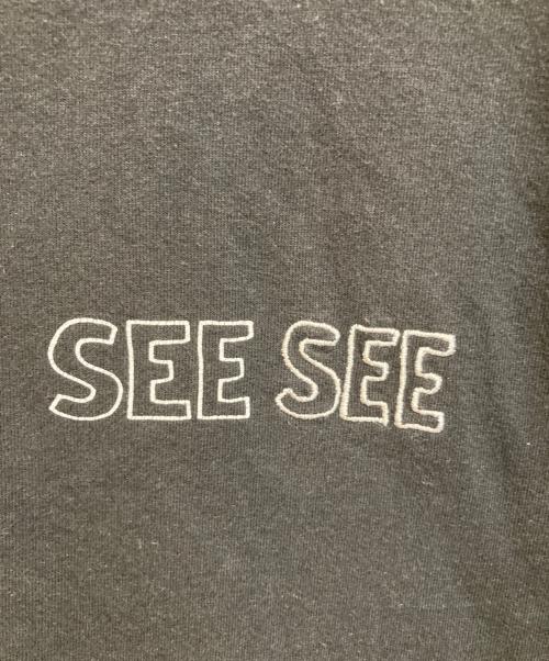 SEESEE（シーシー）SEESEE (シーシー) プリントTシャツ ブラック サイズ:SIZE Lの古着・服飾アイテム