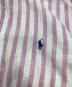 中古・古着 POLO RALPH LAUREN (ポロ・ラルフローレン) ストライプリネンシャツ パープル×ホワイト サイズ:L：12000円