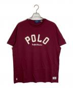 POLO RALPH LAURENポロ・ラルフローレン）の古着「ロゴTシャツ」｜ボルドー