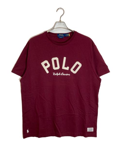 POLO RALPH LAUREN（ポロ・ラルフローレン）POLO RALPH LAUREN (ポロ・ラルフローレン) ロゴTシャツ ボルドー サイズ:SIZE Lの古着・服飾アイテム