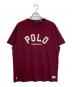 POLO RALPH LAUREN（ポロ・ラルフローレン）の古着「ロゴTシャツ」｜ボルドー