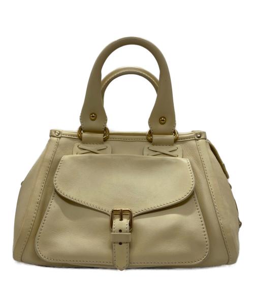 CELINE（セリーヌ）CELINE (セリーヌ) トリオンフミニボストンバッグ ベージュ サイズ:-の古着・服飾アイテム