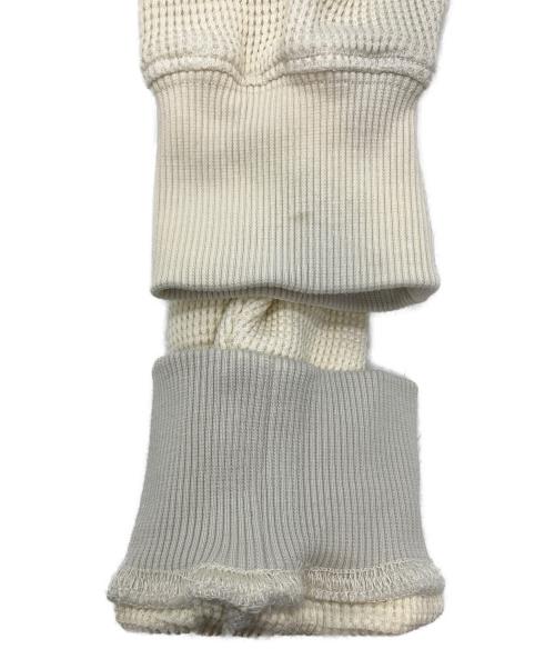 YARDSALE（ヤードセール）YARDSALE (ヤードセール) ワッフルジップパーカー ベージュ サイズ:SIZE Mの古着・服飾アイテム