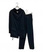 ANN DEMEULEMEESTERアンドゥムルメステール）の古着「セットアップ」｜ブラック