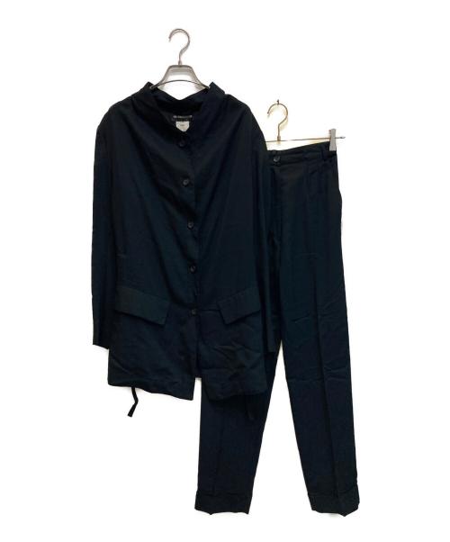 ANN DEMEULEMEESTER（アンドゥムルメステール）ANN DEMEULEMEESTER (アンドゥムルメステール) セットアップ ブラック サイズ:SIZE S (36)の古着・服飾アイテム