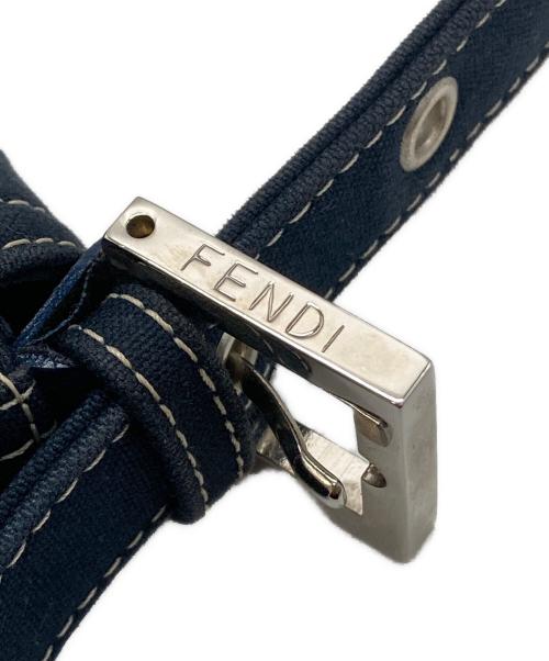 FENDI（フェンディ）FENDI (フェンディ) マンマバケットワンショルダーバッグ ネイビーの古着・服飾アイテム