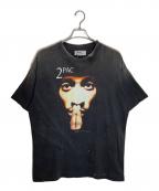 SAINT MICHAELセントマイケル）の古着「2PAC S/S TEE」｜ブラック