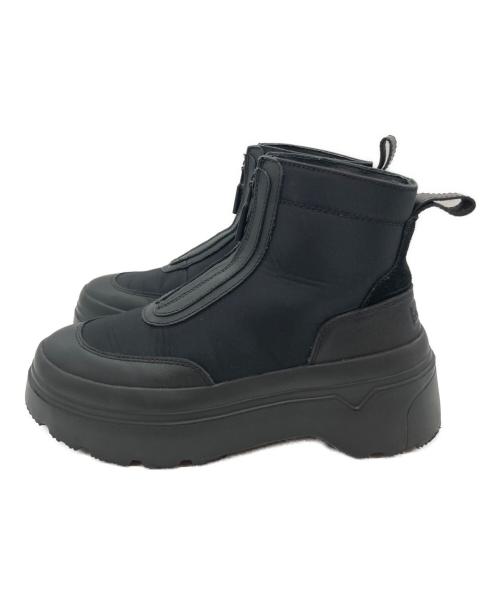 HUNTER（ハンター）HUNTER (ハンター) エクスプローラーアンクルジップフラトフォームブーツ ブラック サイズ:SIZE 37の古着・服飾アイテム