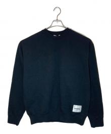 JIL SANDER+（ジルサンダープラス）の古着「クルーネックスウェット」｜ブラック