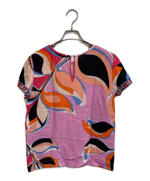 Emilio Pucci（エミリオ プッチ）Emilio Pucci (エミリオ プッチ) 総柄ブラウス マルチカラー サイズ:SIZE ITY 38の古着・服飾アイテム
