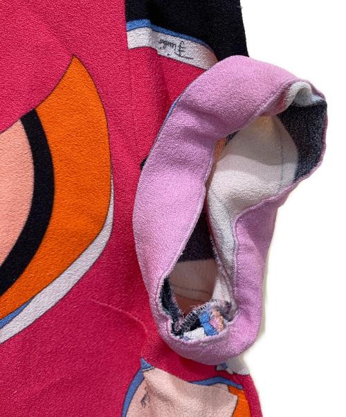 Emilio Pucci（エミリオ プッチ）Emilio Pucci (エミリオ プッチ) 総柄ブラウス マルチカラー サイズ:SIZE ITY 38の古着・服飾アイテム