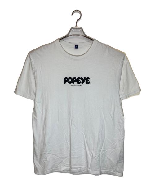 POPEYE（ポパイ）popeye (ポパイ) Tシャツ ホワイト サイズ:Lの古着・服飾アイテム