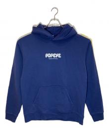 POPEYE（ポパイ）の古着「POPEYE Logo Hoodie / Deep Navy」｜ネイビー