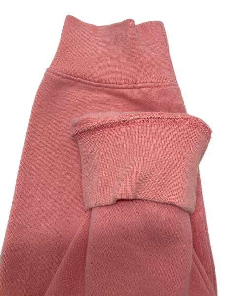 stussy（ステューシー）stussy (ステューシー) 刺繍プルオーバーパーカー ピンク サイズ:Ⅿの古着・服飾アイテム