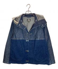 J.S HOMESTEAD×NIGEL CABOURN（ジャーナルスタンダード ホームステッド×ナイジェルケーボン）の古着「デニム切替 デッキ パーカー」｜インディゴ