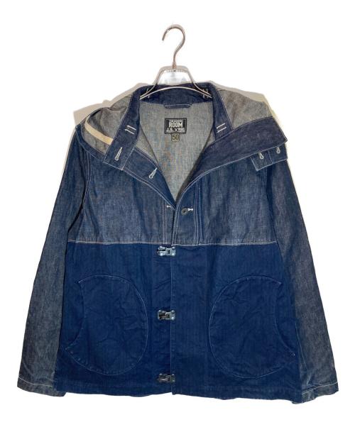J.S HOMESTEAD（ジャーナルスタンダード ホームステッド）J.S HOMESTEAD (ジャーナルスタンダード ホームステッド) NIGEL CABOURN (ナイジェルケーボン) デニム切替 デッキ パーカー インディゴ サイズ:50の古着・服飾アイテム