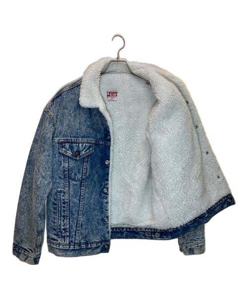 LEVI'S（リーバイス）LEVI'S (リーバイス) ケミカルボアデニムジャケット インディゴ サイズ:Ⅿの古着・服飾アイテム