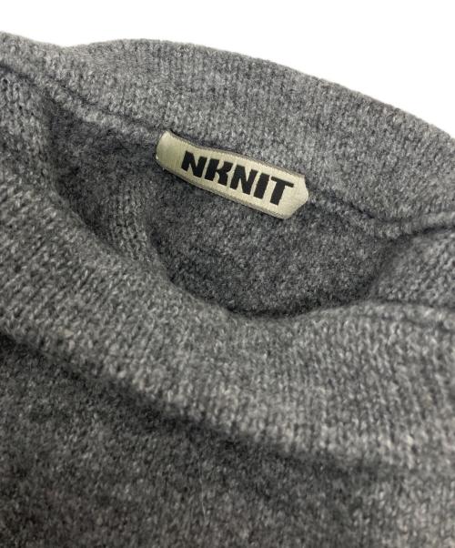 NKNIT（ンニット）NKNIT (ンニット) ハートパターンニット グレーの古着・服飾アイテム