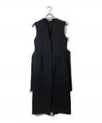 THE PERMANENT EYEザ パーマネント アイ）の古着「V neck gilet one-piece」｜ブラック