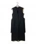 THE PERMANENT EYE（ザ パーマネント アイ）の古着「V neck gilet one-piece」｜ブラック
