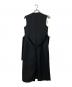 THE PERMANENT EYE (ザ パーマネント アイ) V neck gilet one-piece ブラック サイズ:1：4500円