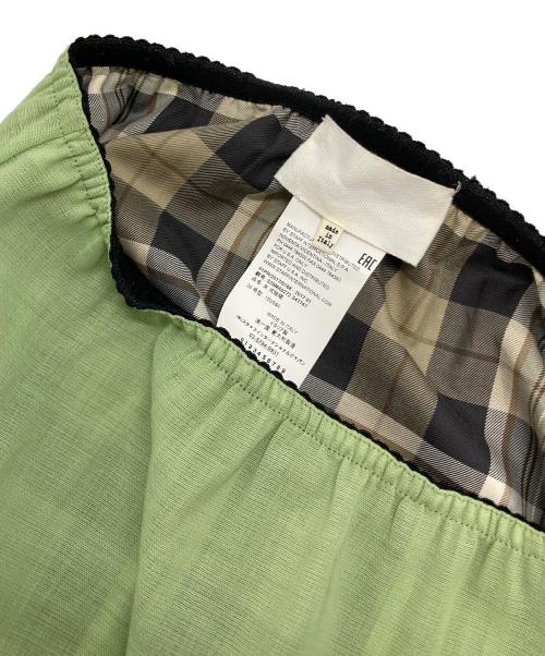 Maison Margiela（メゾンマルジェラ）Maison Margiela (メゾンマルジェラ) カッオオフスカート グリーン サイズ:36の古着・服飾アイテム