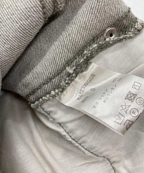 Knuth Marf（クヌースマーフ）Knuth Marf (クヌースマーフ) デザインデニムパンツ グレー サイズ:Sの古着・服飾アイテム