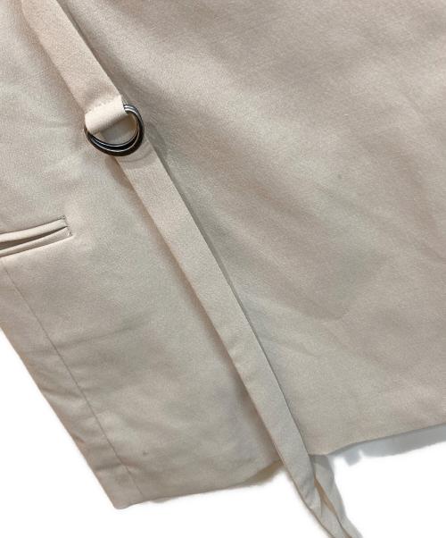 MURRAL（ミューラル）MURRAL (ミューラル) Slit short sleeve jacket ベージュ サイズ:SIZE Freeの古着・服飾アイテム