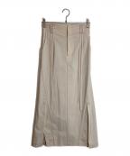 MURRALミューラル）の古着「Flow string slit skirt」｜ベージュ