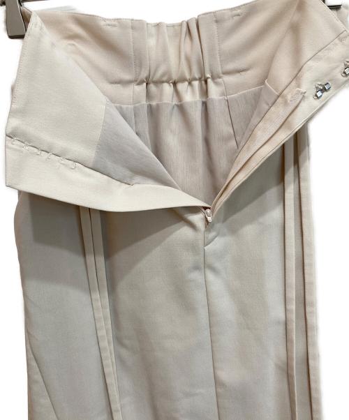 MURRAL（ミューラル）MURRAL (ミューラル) Flow string slit skirt ベージュ サイズ:2の古着・服飾アイテム