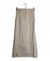 MURRAL（ミューラル）の古着「Flow string slit skirt」｜ベージュ