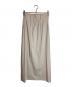 MURRAL (ミューラル) Flow string slit skirt ベージュ サイズ:2：7000円