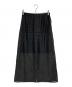 THE PERMANENT EYE（ザ パーマネント アイ）の古着「Sheer A line skirt」｜ブラック