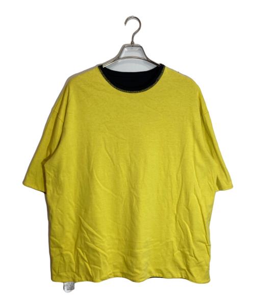 WAIPER.inc（ワイパーインク）WAIPER.inc (ワイパーインク) リバーシブルTシャツ ブラック×イエロー サイズ:SIZE XLの古着・服飾アイテム
