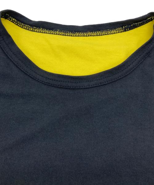 WAIPER.inc（ワイパーインク）WAIPER.inc (ワイパーインク) リバーシブルTシャツ ブラック×イエロー サイズ:SIZE XLの古着・服飾アイテム
