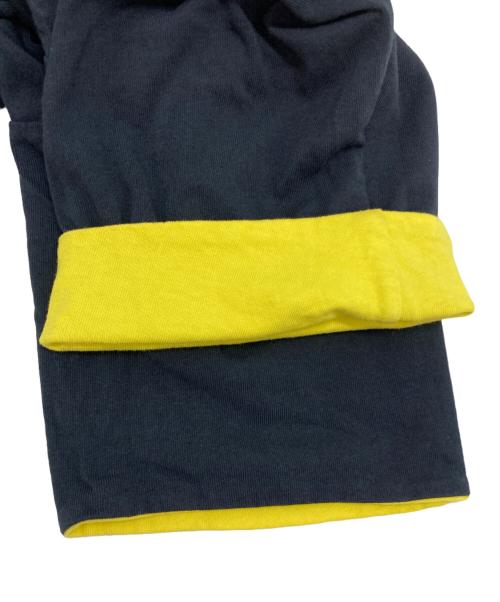 WAIPER.inc（ワイパーインク）WAIPER.inc (ワイパーインク) リバーシブルTシャツ ブラック×イエロー サイズ:SIZE XLの古着・服飾アイテム