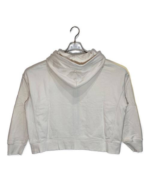 LACOSTE（ラコステ）LACOSTE (ラコステ) ボアワニロゴスウェットジップフーディー ベージュ サイズ:36の古着・服飾アイテム