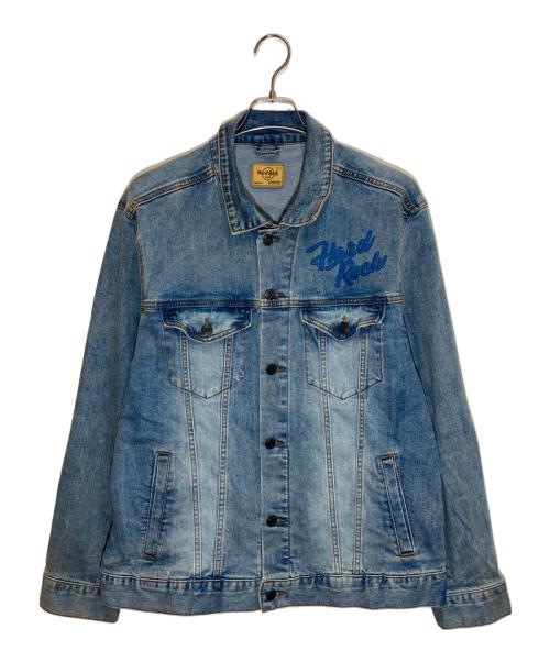 Hard Rock cafe（ハードロックカフェ）Hard Rock cafe (ハードロックカフェ) デニムジャケット インディゴ サイズ:XLの古着・服飾アイテム