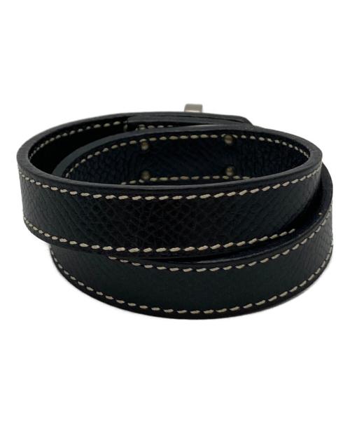 HERMES（エルメス）HERMES (エルメス) ケリーブレスレット ドゥブルトゥール ブラック サイズ:-の古着・服飾アイテム