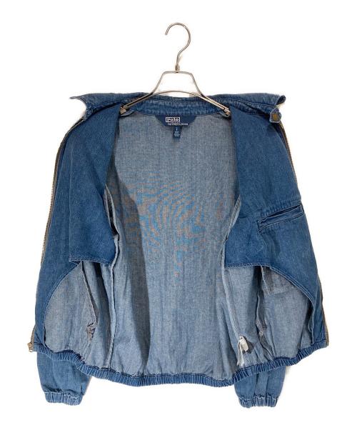 POLO RALPH LAUREN（ポロ・ラルフローレン）POLO RALPH LAUREN (ポロ・ラルフローレン) デニムスイングトップ ブルー サイズ:S 未使用品の古着・服飾アイテム