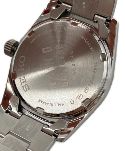SEIKO（セイコー）SEIKO (セイコー) nano・universe (ナノ・ユニバース) ヴィンテージ デザインウォッチ ブラック サイズ:-の古着・服飾アイテム