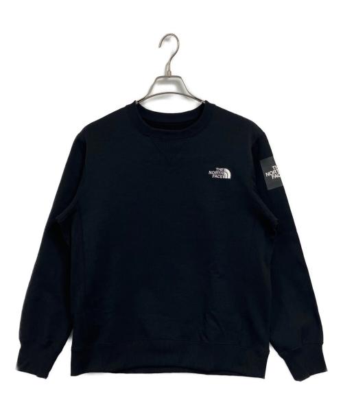 THE NORTH FACE（ザ ノース フェイス）THE NORTH FACE (ザ ノース フェイス) スクエアロゴクルー スウェット ブラック サイズ:SIZE Lの古着・服飾アイテム