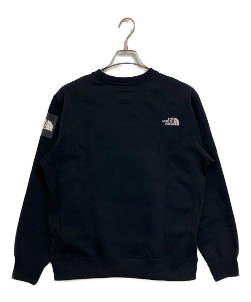 THE NORTH FACE（ザ ノース フェイス）THE NORTH FACE (ザ ノース フェイス) スクエアロゴクルー スウェット ブラック サイズ:SIZE Lの古着・服飾アイテム