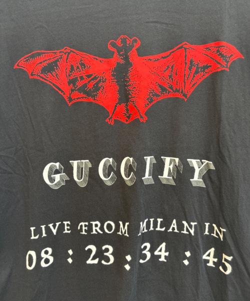 GUCCI（グッチ）GUCCI (グッチ) プリントTシャツ ブラック サイズ:Sの古着・服飾アイテム