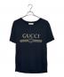 GUCCI（グッチ）の古着「ロゴプリントTシャツ」｜ブラック