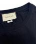 中古・古着 GUCCI (グッチ) ロゴプリントTシャツ ブラック サイズ:SIZE XS：10000円
